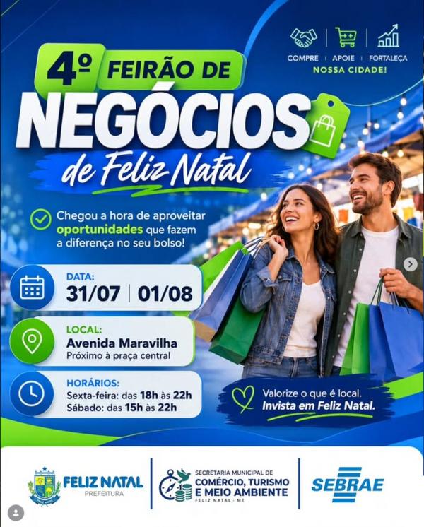 Vem aí o 4 Feirão de Negócios de Feliz Natal!