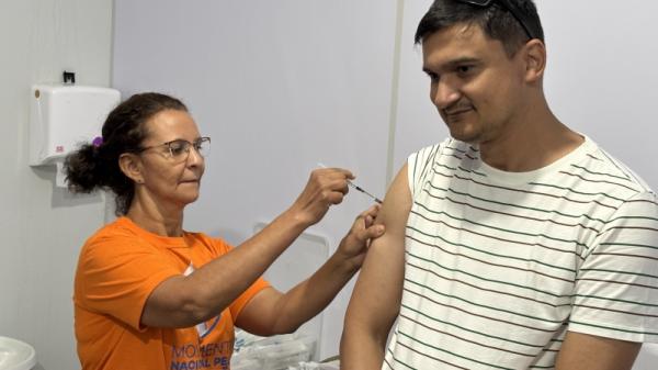 Prefeitura de Sinop aplica mais de 1,7 mil doses durante Dia D de Multivacinação