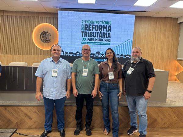Equipe da Secretaria de Fazenda de Paranaíta participa de encontro técnico do TCE-MT sobre a Reforma Tributária